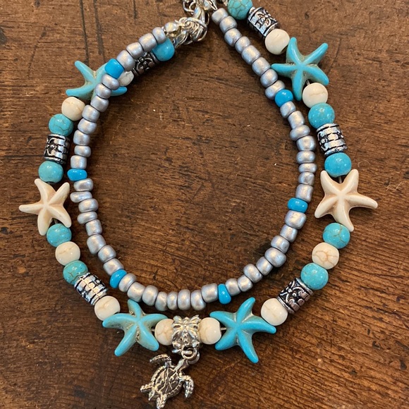 Silver and turquoise bracelet - Picture 3 of 8